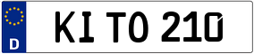Truck License Plate